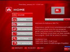 Reliance Digital TV-official HD DVR receiver DVR H 101 with the HDD-receiver s menu-02