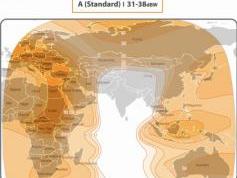 ABS 1 at 75.0 e _ C band footprint A