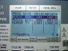 Yamal 201 at 90.0 E-C band footprint-4 043 R Music Box netw.-NIT data